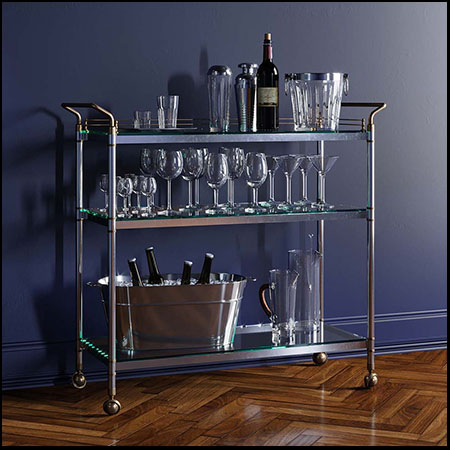 红酒架子酒杯素材之家精选3D模型