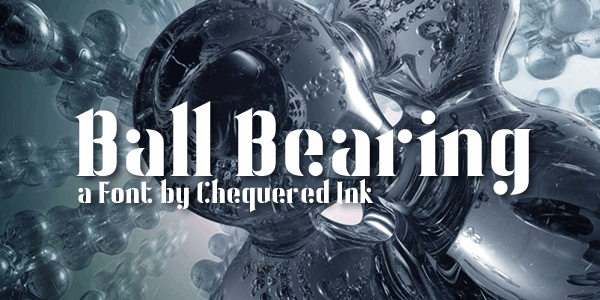 Ball Bearing font插图 Ball Bearing font插图