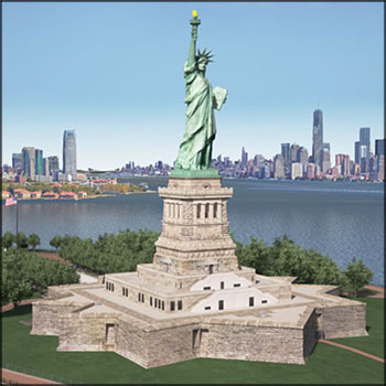 自由女神像素材之家精选3D模型