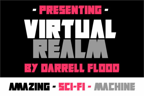 Virtual Realm font素材之家精选英文字体