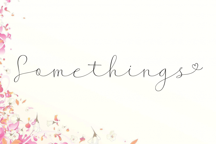 Somethings Font插图1