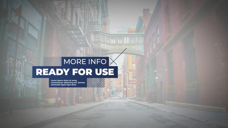 城市呼出标题素材库精选AE模板