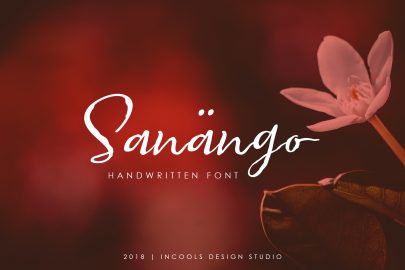 Sanango Font素材之家精选英文字体