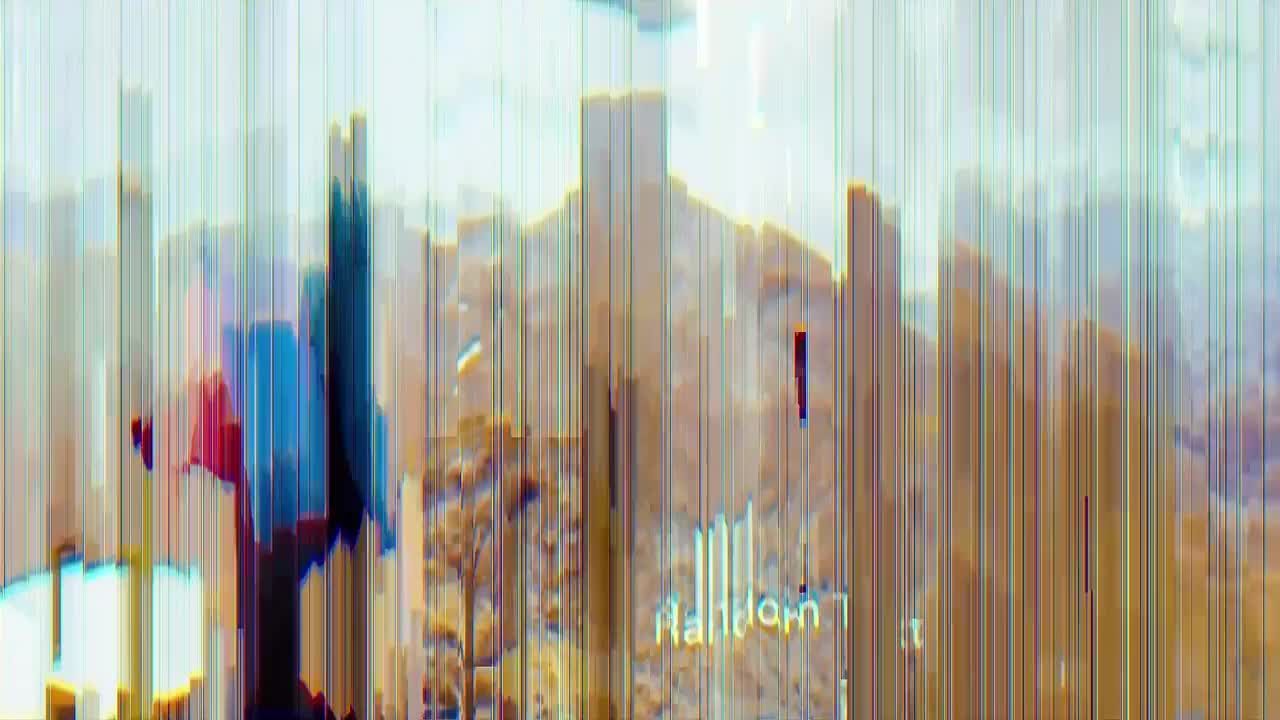 色彩分离视差图片开场动画ae模板