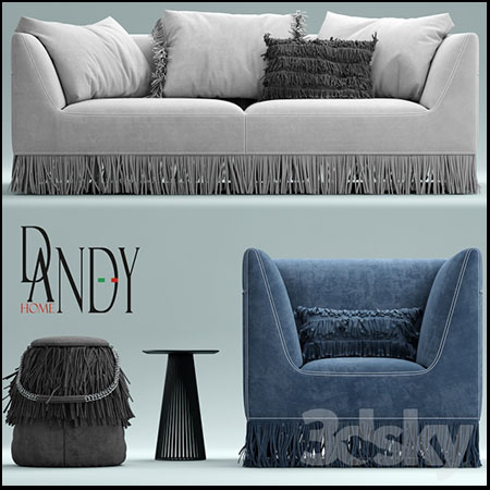 扶手椅和沙发素材之家精选3D模型