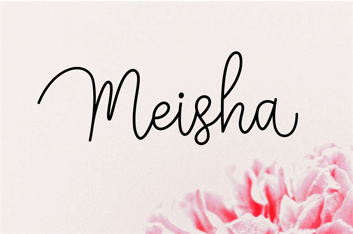 Meisha font插图 Meisha font插图