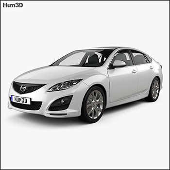 马自达汽车Mazda 6 Sedan 2011 素材之家精选3D模型