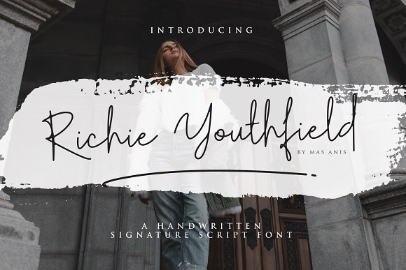 Richie Youthfield – Signature Font素材之家精选英文字体