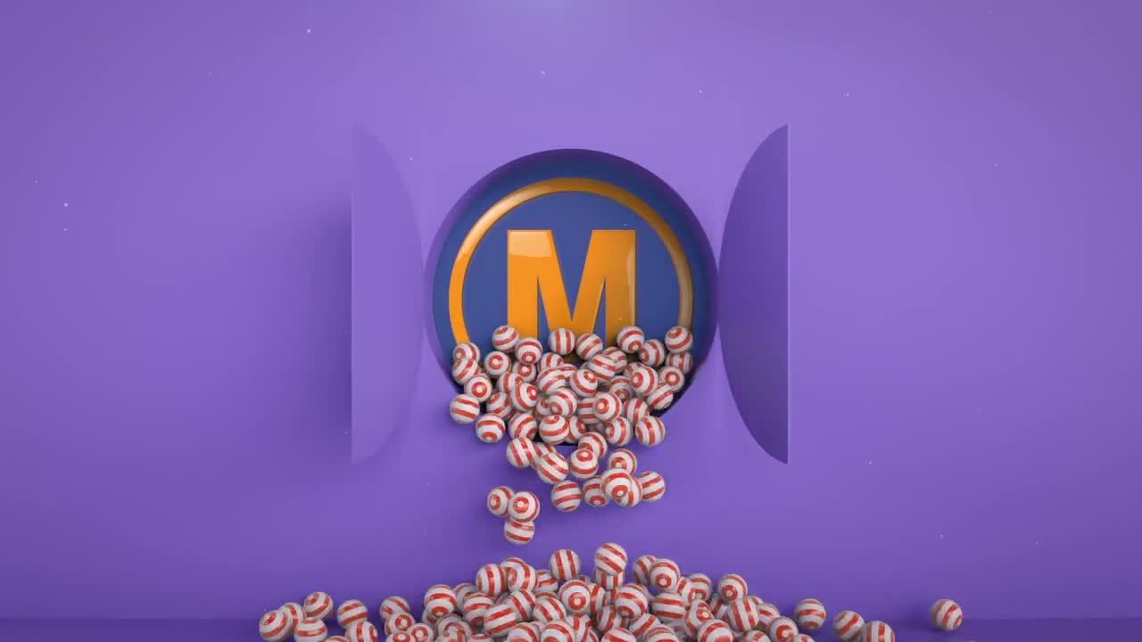 动态动画3D球体徽标展示素材库精选AE模板