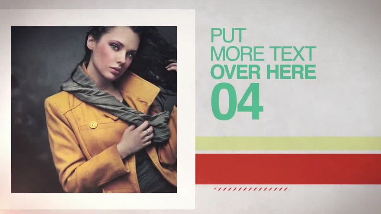 创意时尚墙线AE转场模板