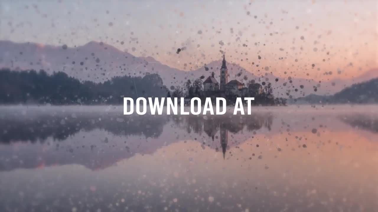 粒子轨迹电影开场白素材库精选AE模板