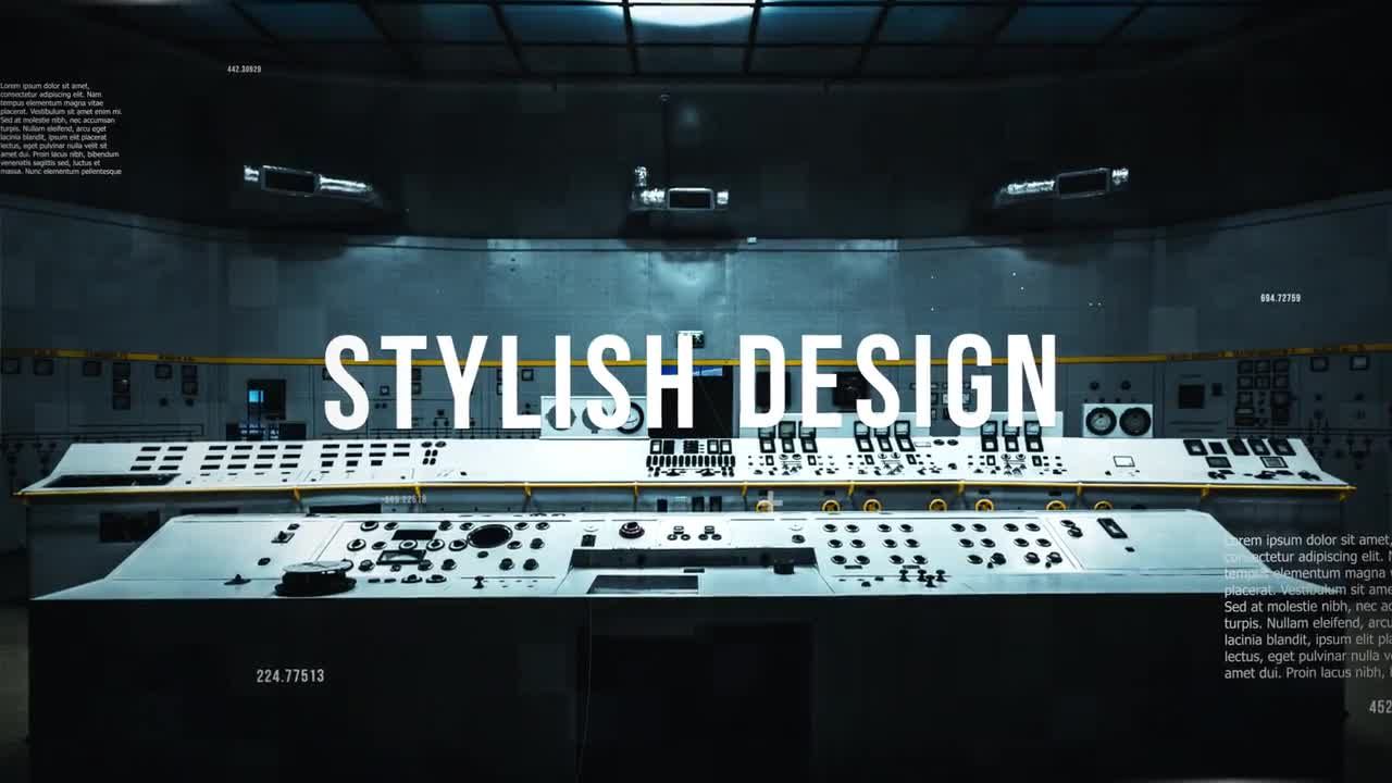 独特且超现代的技术幻灯片素材库精选AE模板