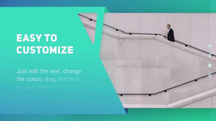 简洁商务幻灯片动画展示素材库精选AE模板