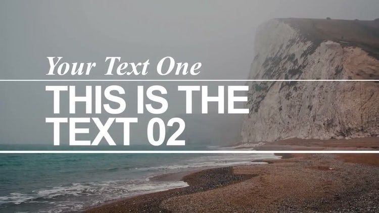 简洁的幻灯片素材库精选AE模板