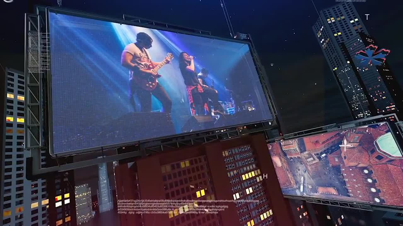 优雅动画的3D城市徽标显示素材库精选AE模板