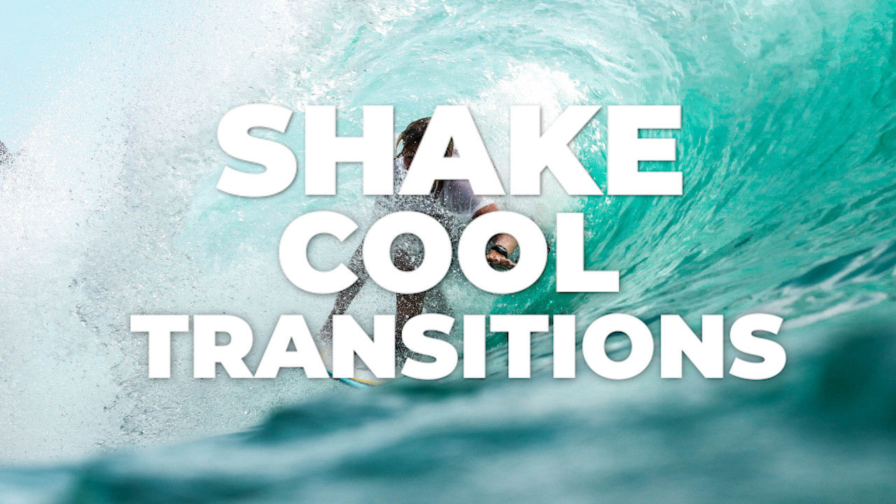 10种独特的摇动酷炫风格转场Pr模板