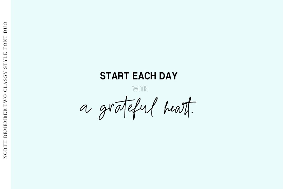 North Remember Font Duo插图2