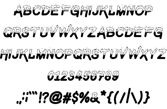 Under The Snow font插图3