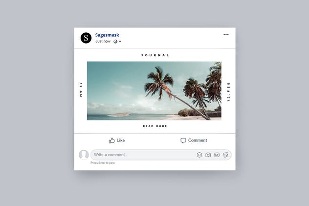 极简主义Facebook社交促销广告模板素材库精选V1 Facebook Ad Vol. 1插图(3)