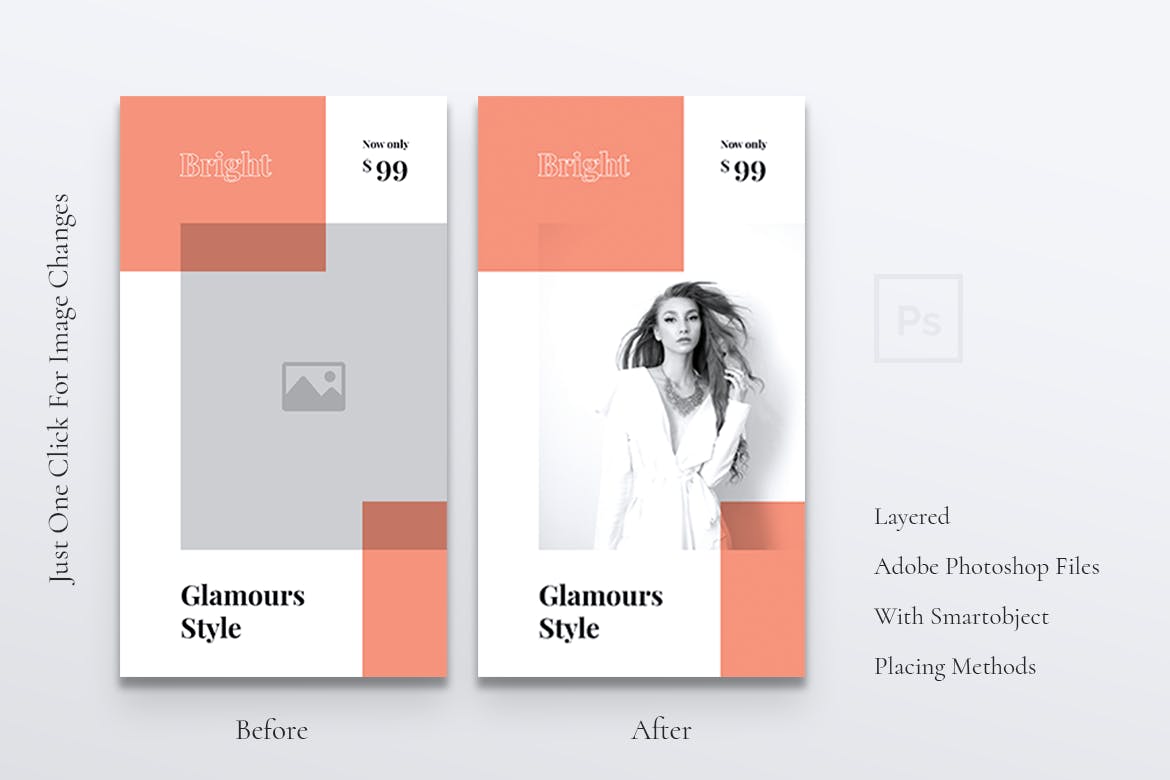 明亮粉色时尚品牌故事Instagram社交素材包 BRIGHT Fashion Instagram Stories插图(4)