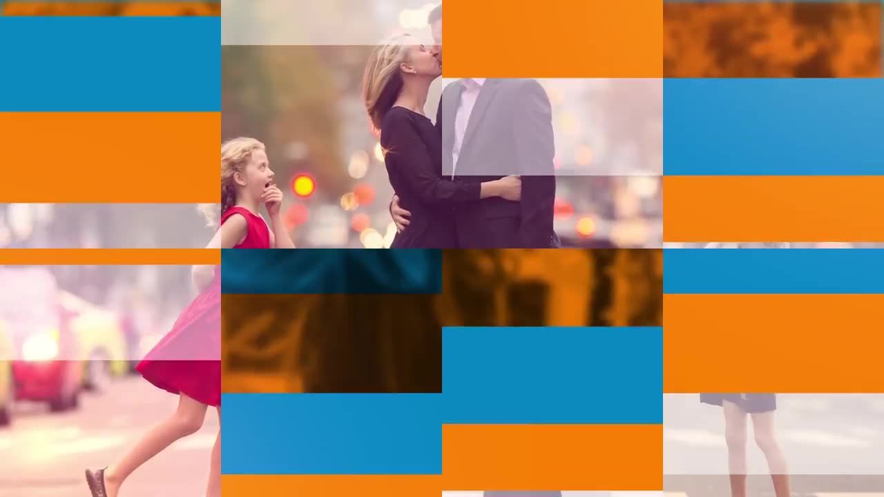 动画优雅的旅游回忆照片素材库精选AE模板