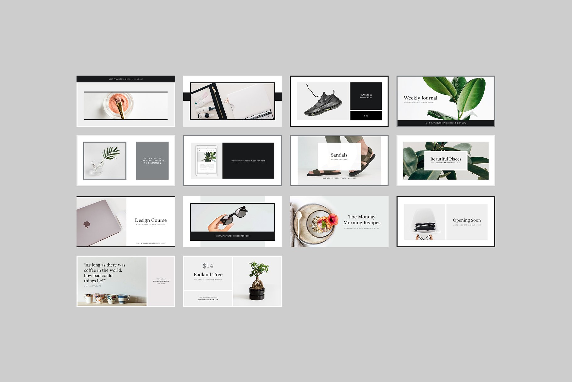 时尚电商社交媒体贴图模板素材库精选 Denmark Social Media Templates插图(8)