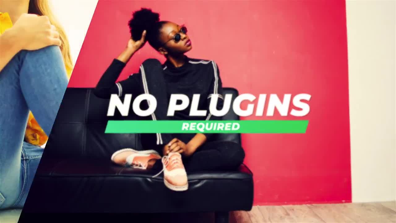 清爽时尚照片过渡素材库精选AE模板