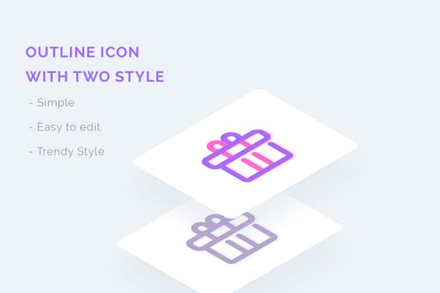 圣诞节&冬天主题UI图标素材 UICON – Christmas, Winter Icons Set插图(6)