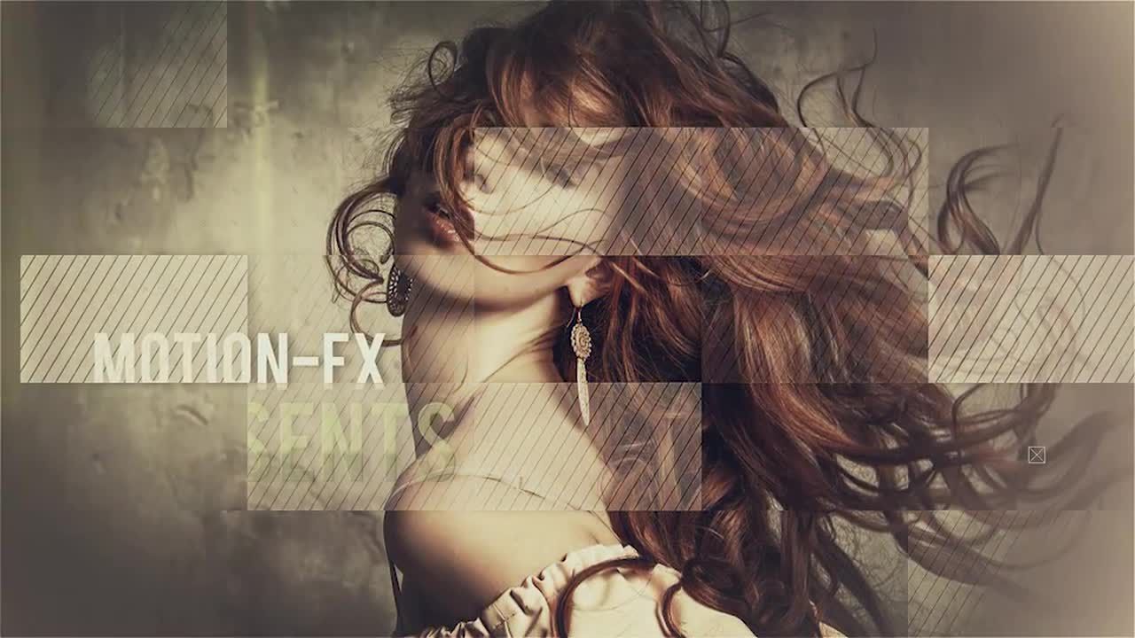 动态马赛克幻灯片素材库精选AE模板