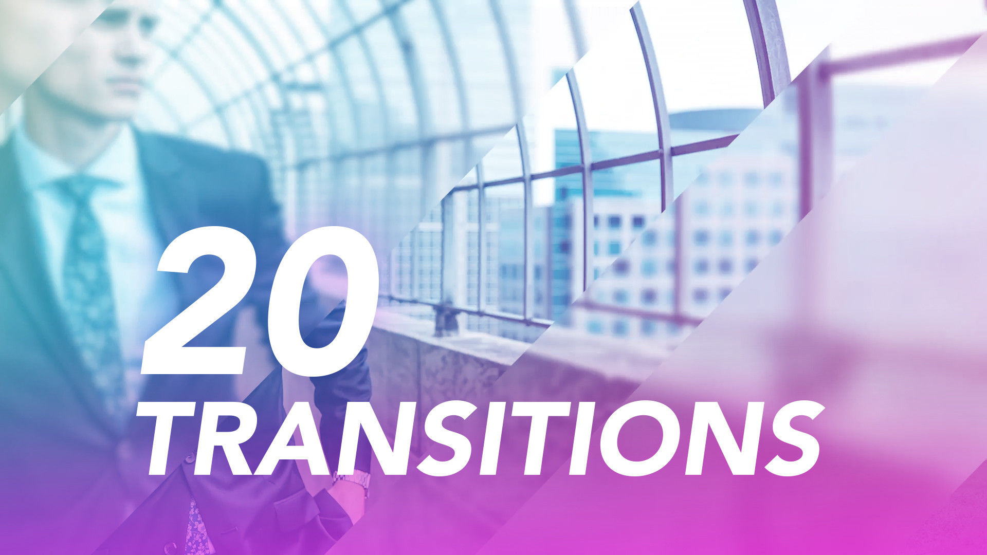 20种动态动画过渡素材库精选PR模板