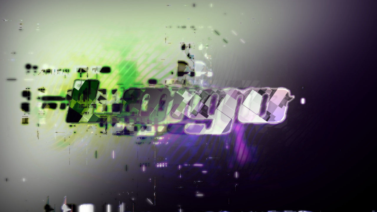 多颜色毛刺过渡Logo标题素材库精选AE模板