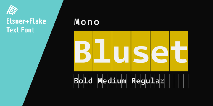 Bluset Now Mono Family素材之家精选英文字体