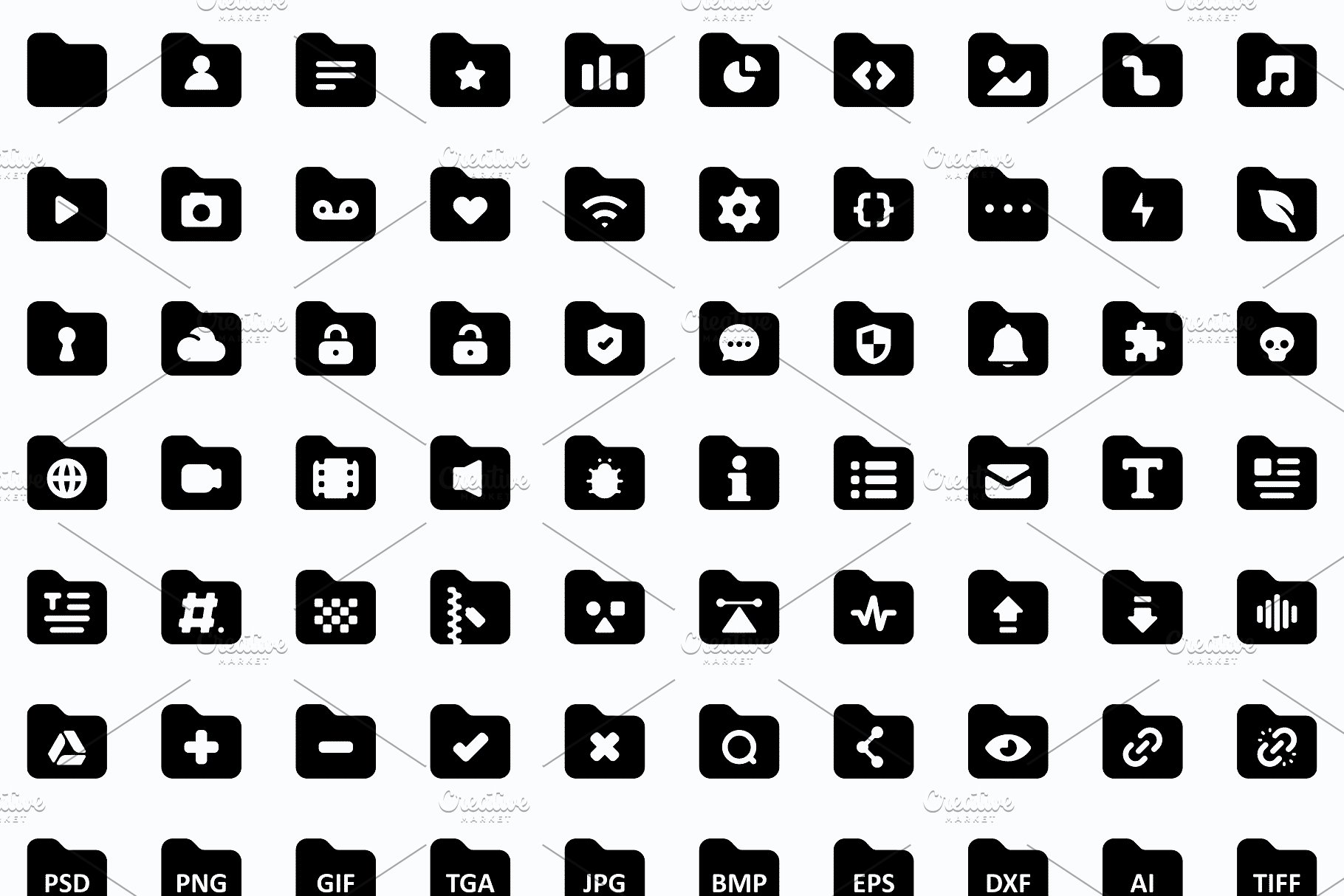 2200枚圆形实心图标 Roundies 2200 Solid Icons插图(12)