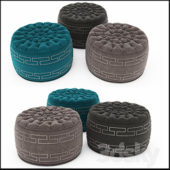 圆形换鞋凳素材之家精选3D模型