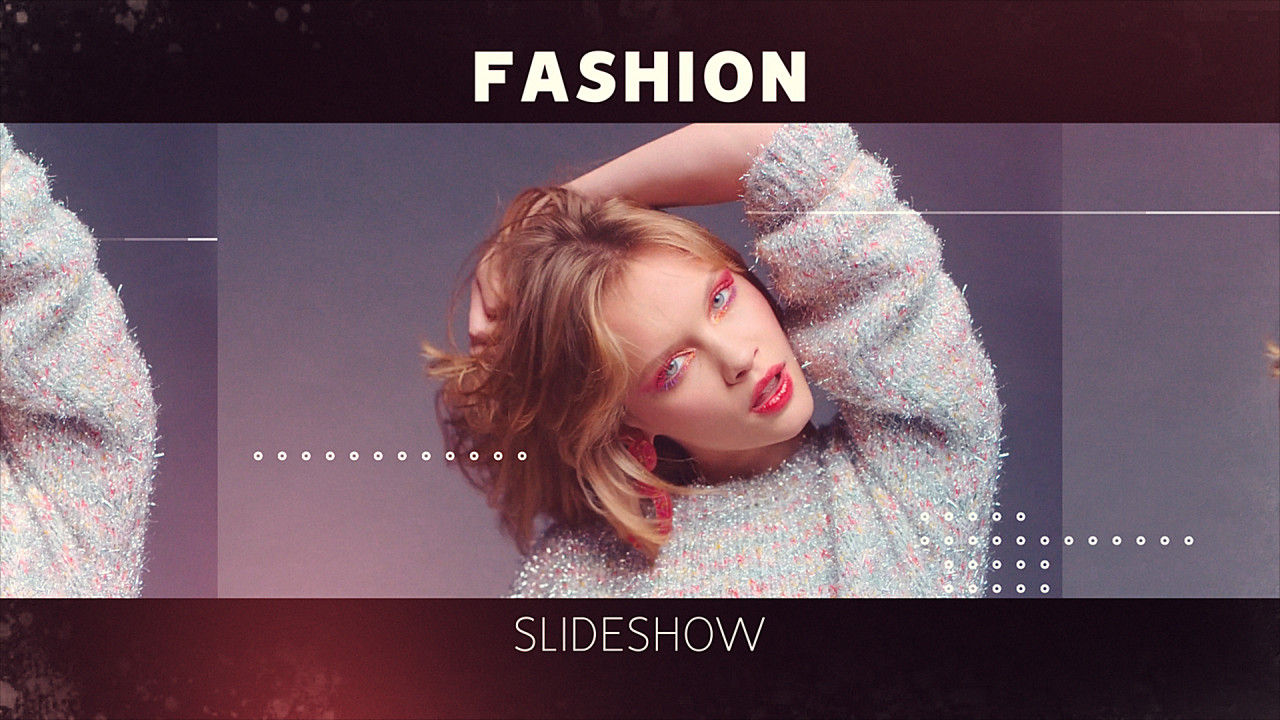 时尚动态快速过渡效果pr文本模板