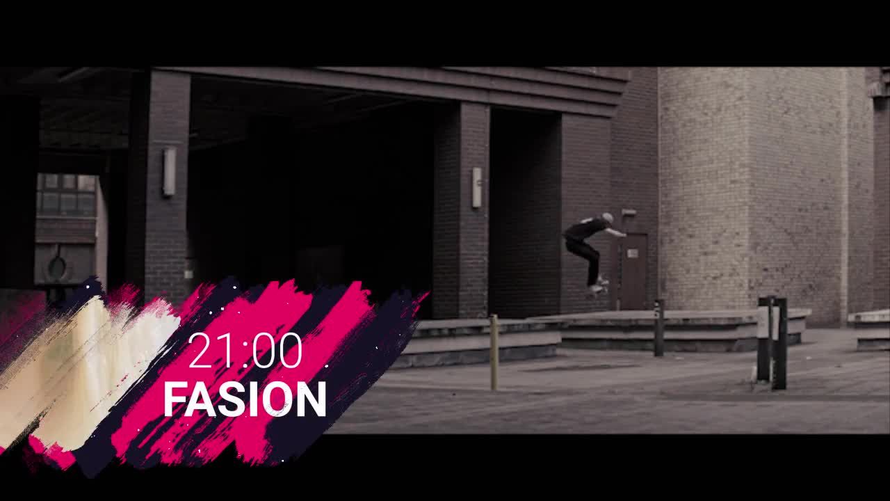 时尚多彩艺术开场素材库精选AE模板