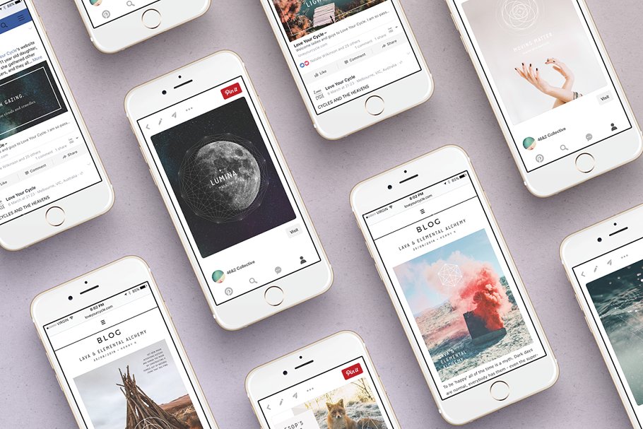 极力推荐：社交媒体配图插图设计模板素材库精选[1.23GB] LUMINA Social Media BUNDLE插图(4)