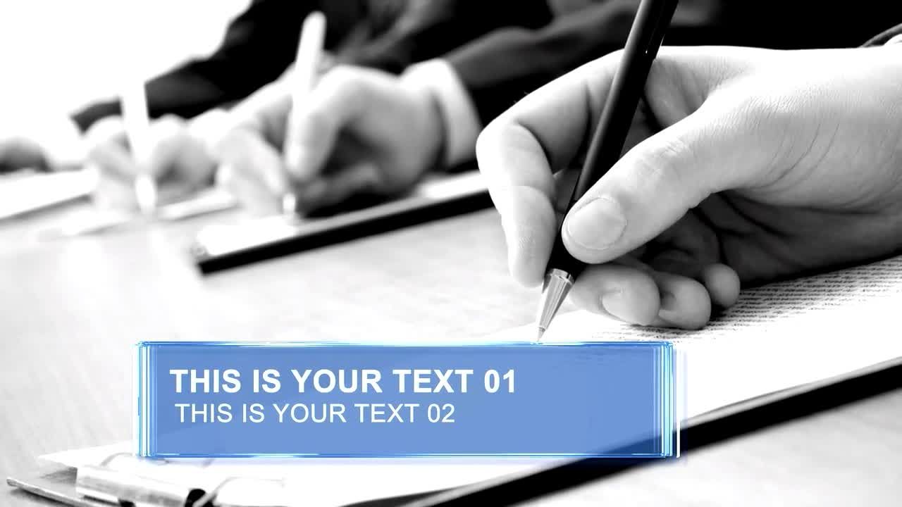 4个设计精美动画图像素材库精选AE模板