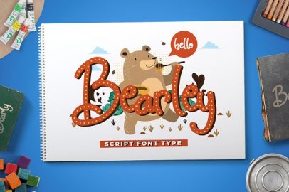 Bearley Display Fonts素材之家精选英文字体