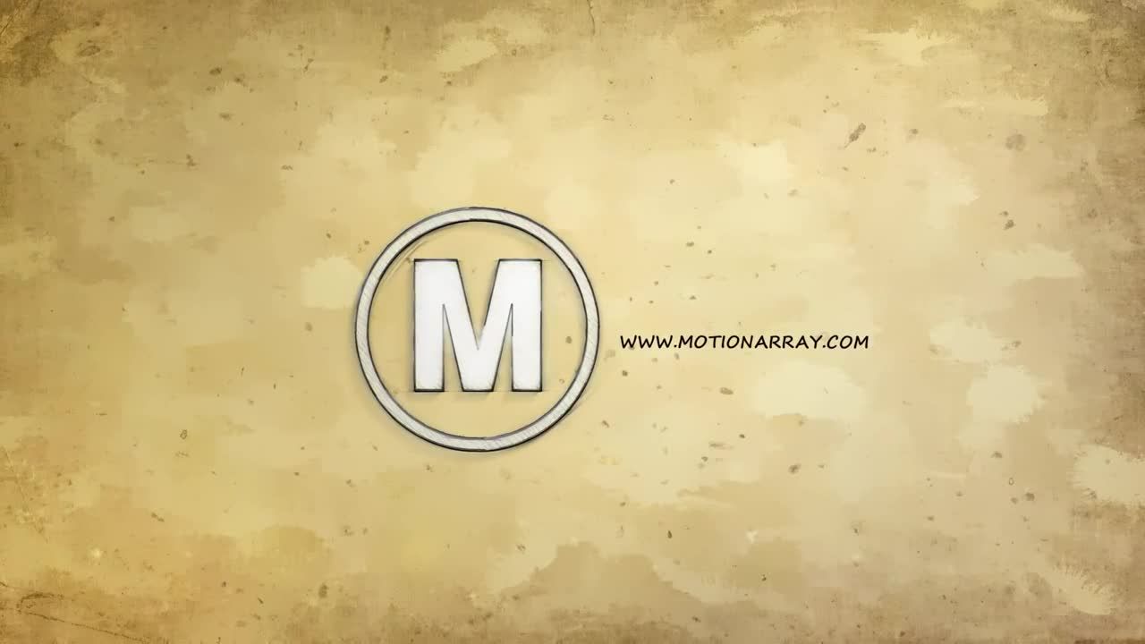 草图徽标展示素材库精选AE模板