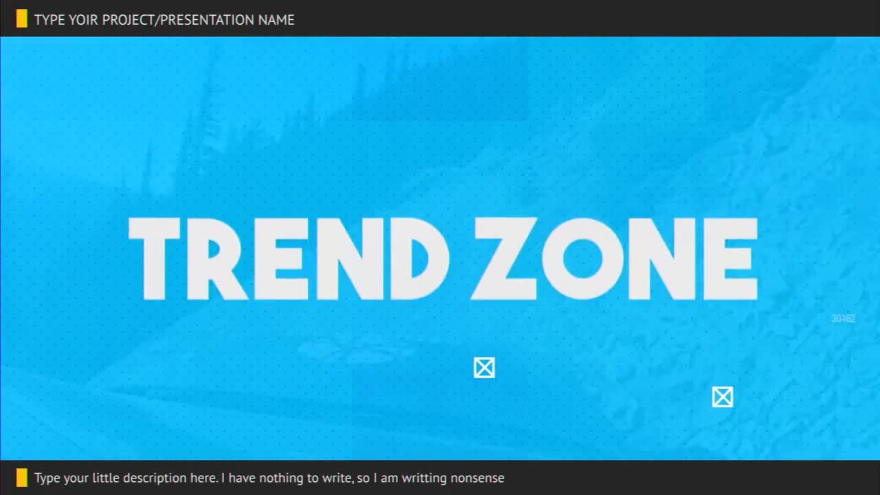 动态而现代的幻灯片演示ae模板