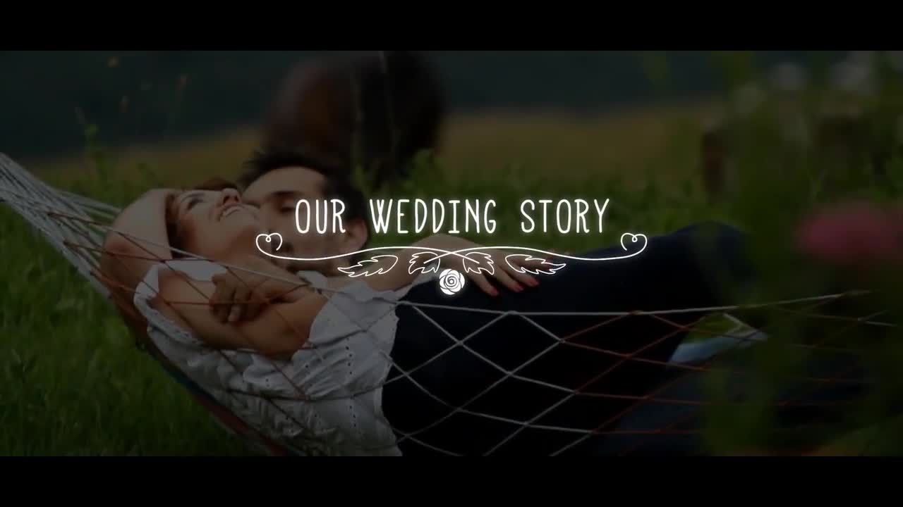 10个柔和发光且优雅的下三分之一婚礼标题素材库精选AE模板