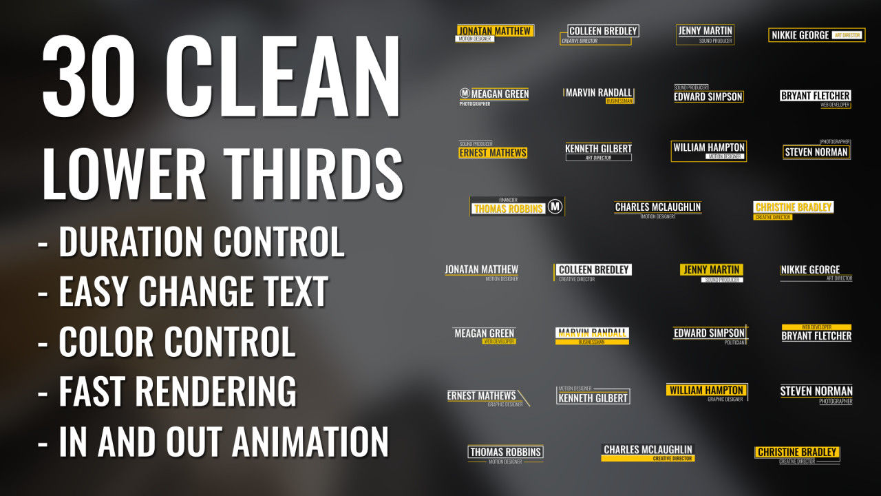 专业设计动态动画标题素材库精选AE模板