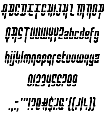 Bullet Rain font插图1