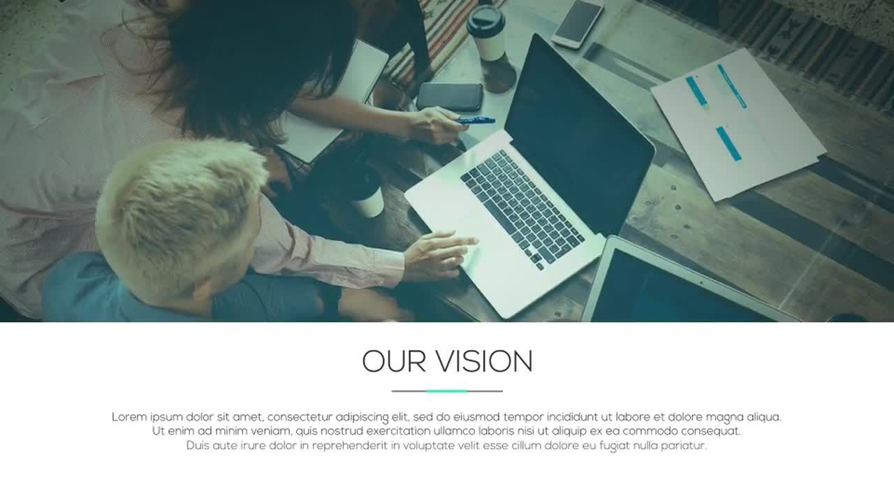 简约现代的文本动画和平滑过渡效果素材库精选AE模板