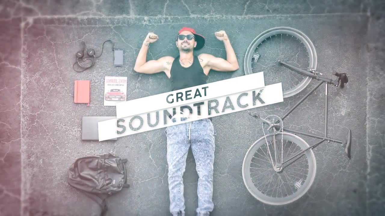 时尚潮流照片滑动开场素材库精选AE模板