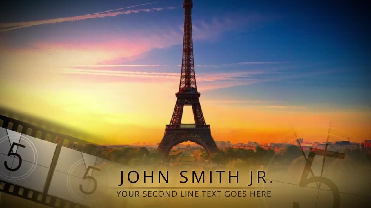 3个设计独特整洁有序的电影预告片下三分之一素材库精选AE模板