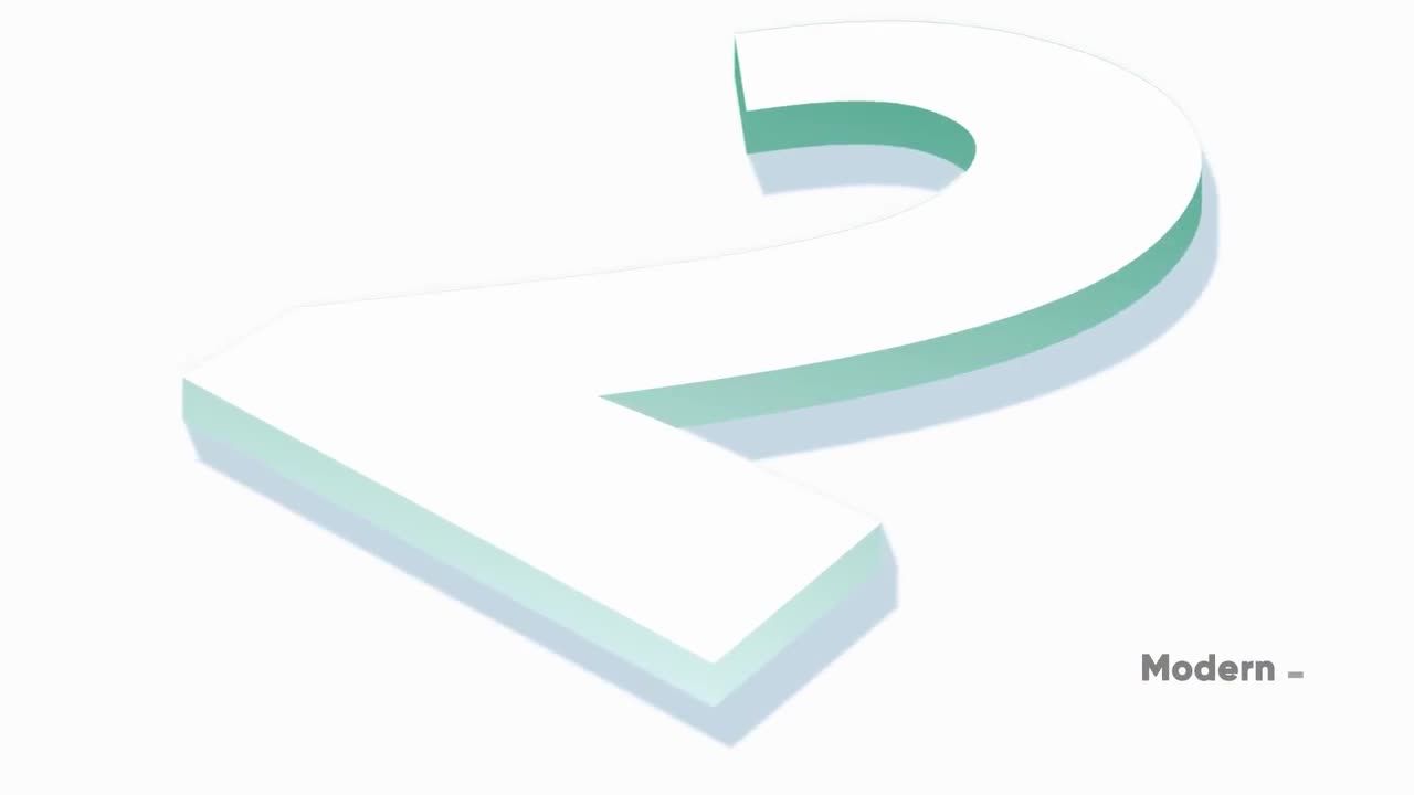 时尚的最小徽标素材库精选AE模板