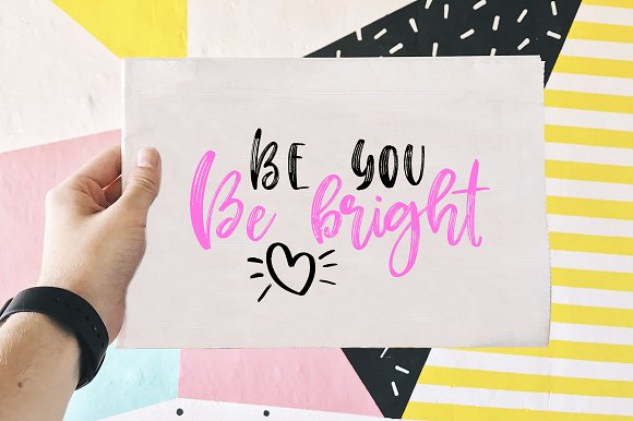 Rock-n-Roll Baby.Font trio+doodles插图3