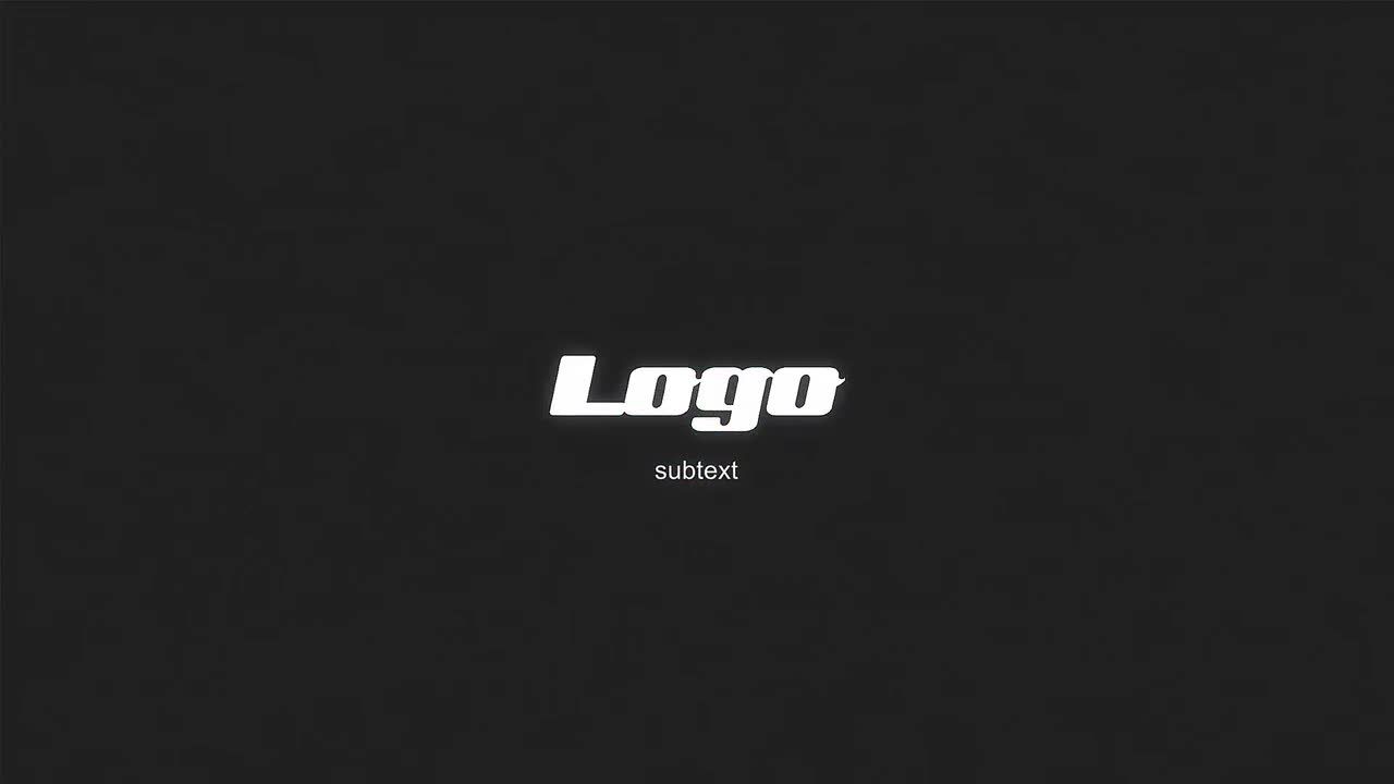 丰富多彩的故障和扭曲效果动画徽标素材库精选AE模板